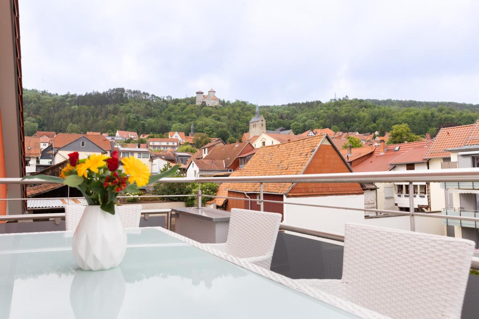 Markina: Penthaus - Burgblick Treffurt エクステリア 写真