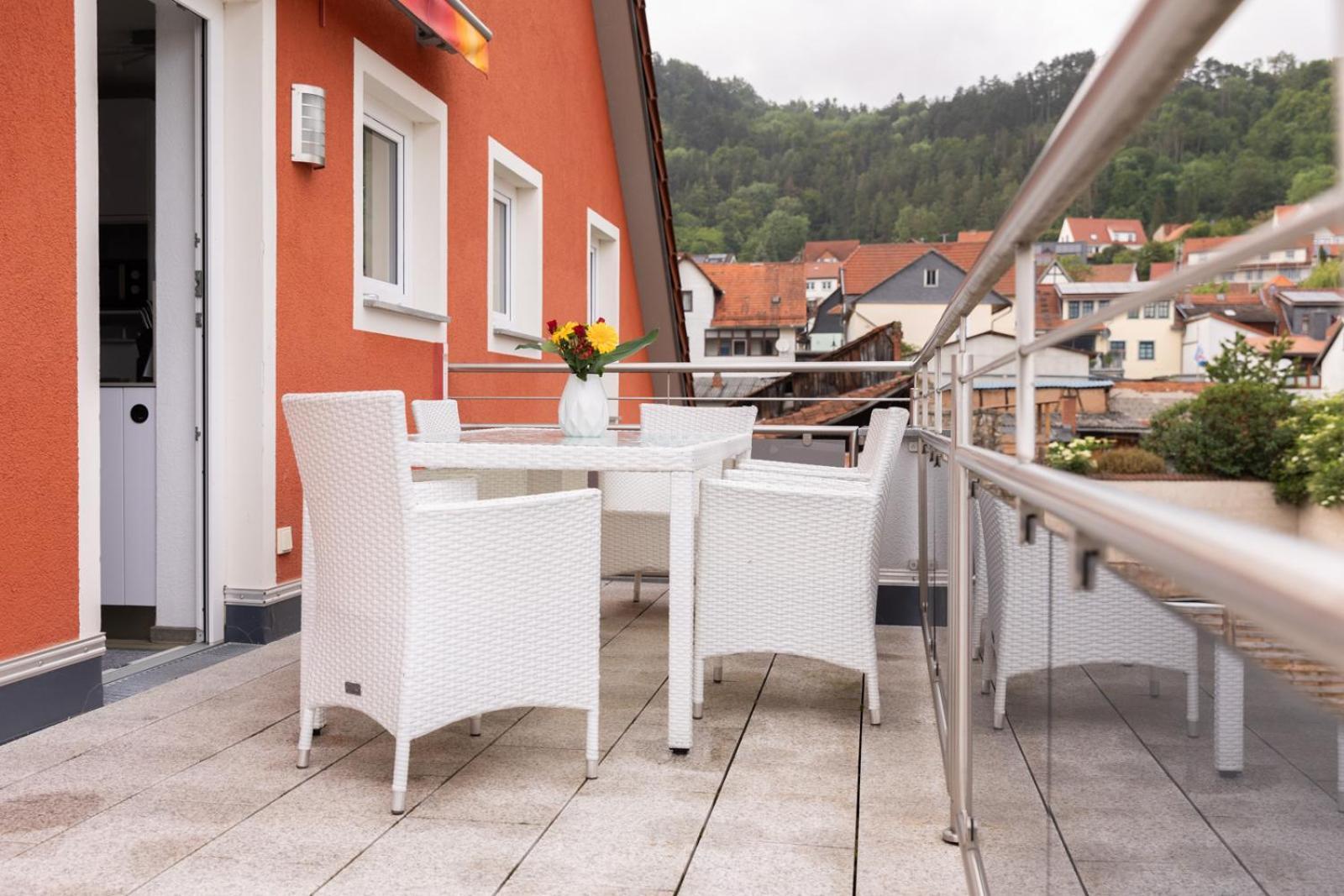 Markina: Penthaus - Burgblick Treffurt エクステリア 写真